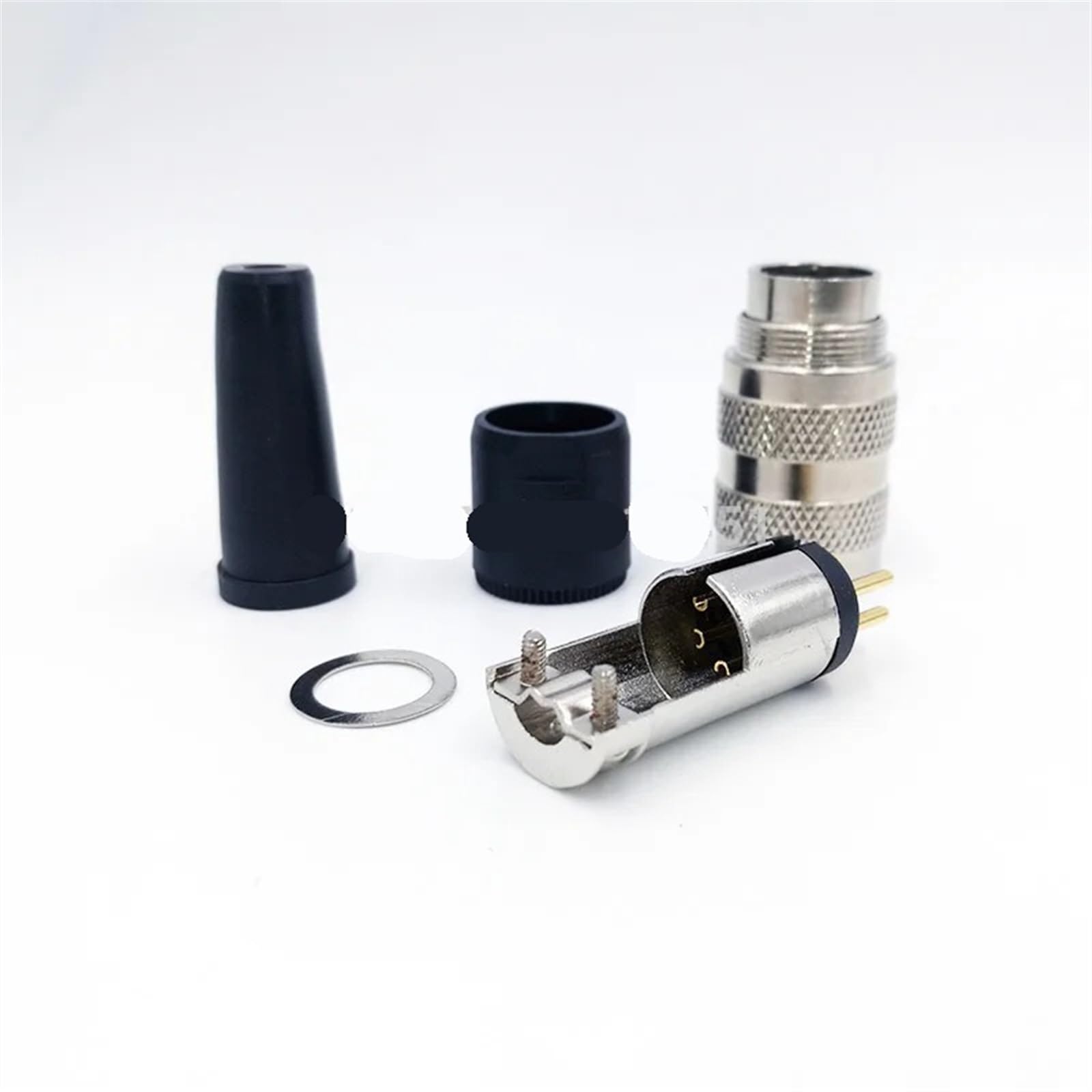 Zylindrischer M16-Sensorstecker