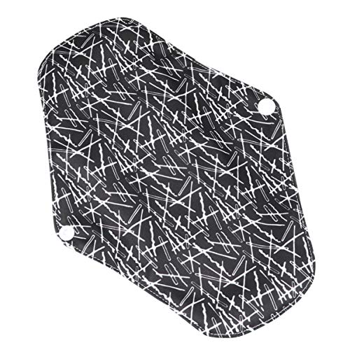 EXCEART 5 Pcs Almofadas SanitÃ¡rias de CarvÃ£o de Bambu Pano SanitÃ¡rio ReutilizÃ¡vel LavÃ¡vel Forro