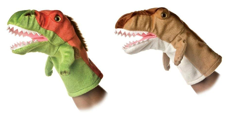 Aurora Bundle of 2 10'' Dinosaur Hand Puppets