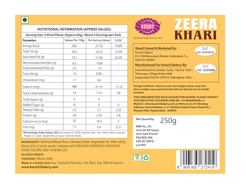 Image of Karachi's Zeera Khari 250g