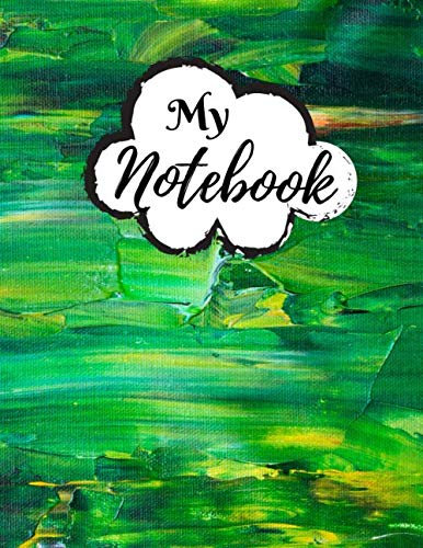 My Notebook: Kindergarten Handwriting Paper Notebook With Lines for ABC Kids - 120 Pages - Large (8.5 x 11 inches) - Premium Painting Cover (Vol.15)