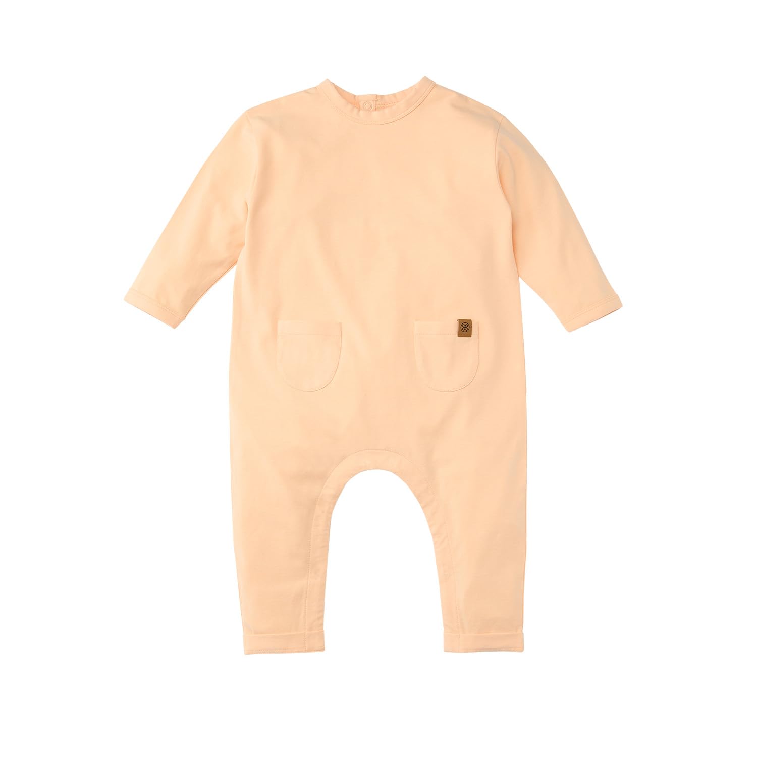Cloby CBY-UVON2-PS Onesie/Strampler mit UV-Schutz (UPF 50+) - Peachy Summer/aprikose (Gr. 86)
