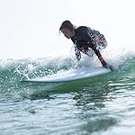 TAHE 7'8" Comet Tough-Tec Surfboard – Lightweight, Durable Soft-Top Surfboard | Stable and Forgiving Ride for Beginners & Intermediate Surfers | Made in France for Long-Lasting Performance - Image 2