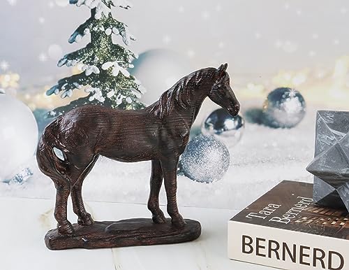 Estatua de Caballo Decorativa de Resina para Hogar miniatura 5