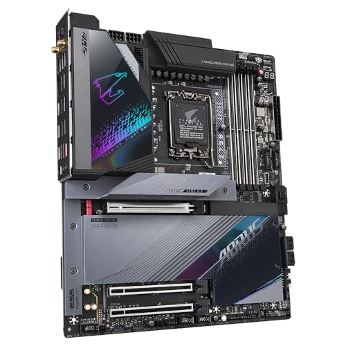 GIGABYTE Z790 AORUS MASTER Carte mère Prend en charge les processeurs Intel Core 13e génération VRM numérique 20+1+2 phases jusqu'à 8000 MHz DDR4 OC 1xPCIe 5.0+4xPCIe 4.0 .2 Wi Fi 6E LAN 10GbE USB 3.2 Gen 2x2 Neuf - vue 8