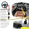 YUFANYA Steering Wheel Lock Seat Belt Lock,Anti Theft Car Security Device Car Lock Car Theft Prevention with 2 Keys,Universal Locks for Car Trucks SUV Van…, Light Yellow (YF102801) #4