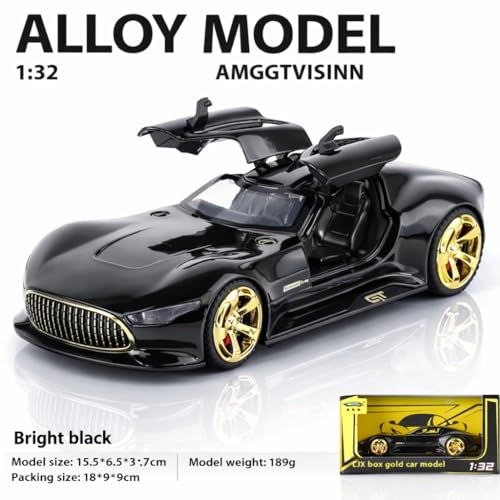 Image of Magicwand 1:32 Scale Die-Cast Metal AMG-GT Vision with Openable Doors & Pull Back Action (Colors as Per Stock)
