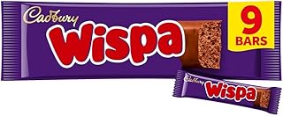 Cadbury Wispa Chocolate Bar, 9 x 23.7g