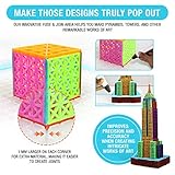 3Dmate Base - Transparent 3D Pen Mat 18 x 12 Inches with Fuse and Join Area - Flexible Two-Sided Heat-Resistant Silicone - 3D Pen Accessories Compatible with Stencils - STEM Activity for Kids, Adults - Image 4