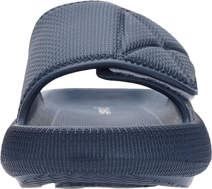 Image of Joomra Slides for Women and Men Adjustable Pillow Slippers Diabetic Sandals | Thick 1.7 inch Cushioned Sole, Deep Heel Cup, Recovery Sandals Ideal for pool, beach, bath, travel, home, Indoor, outdoor