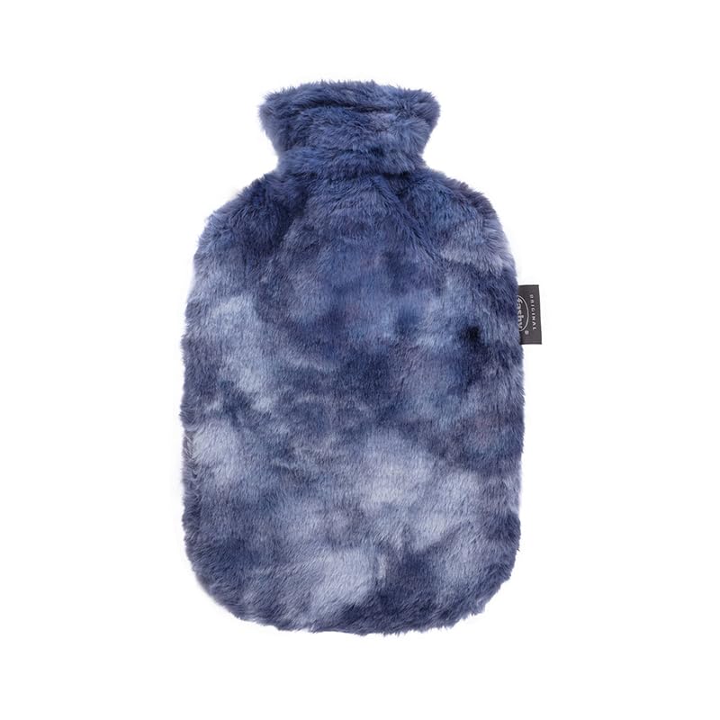 FashyHot Water Bottle 2.0 L with Fluffy Plush Cover