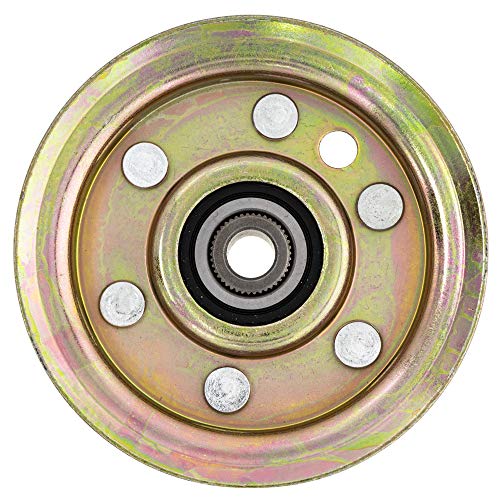 8Ten Flat Idler Pulley For John Deere Ct Cth Gt Gth Husqvarna Am103480 131494 532131494 532173438 #TOP3