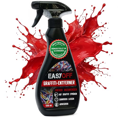 Pica Graffiti Entferner Easy Off 500ml - Schneller & unkomplizierter Graffiti Reiniger - Oberflächenschonend und Geruchsarm - Effektiver Permanentmarker Entferner