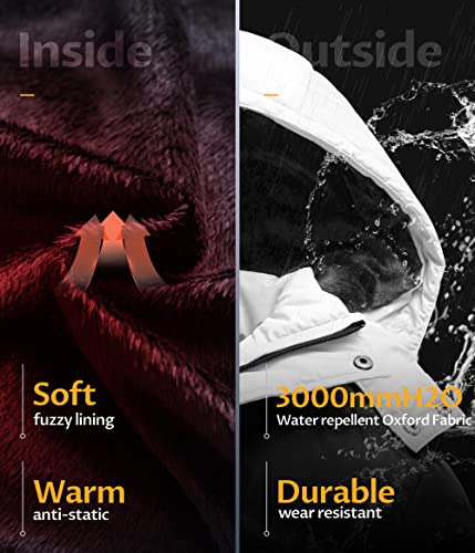 Image of Men's Puffer Jacket Waterproof Winter Parka jacket Warm Thicken Ski Coat