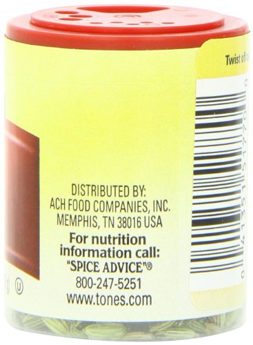 Tone's Mini's Fennel Seed, 0.55 Ounce (Pack Of 6) #TOP3