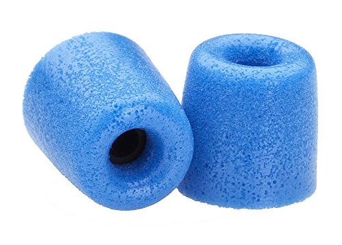Comply T-100 Series - Almohadillas de espuma para auriculares (3 pares, aislamiento de ruido, tamaño S), color azul