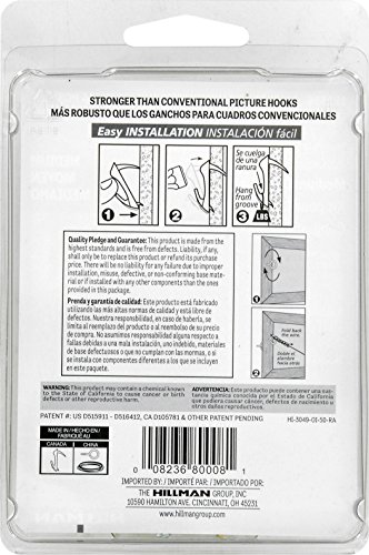 Image of Hillman Cobra Medium Wall Biter Picture Hanging Kit 45 lb 15 Piece 122396