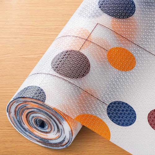 Image of EVA Food Grade Washable Anti Slip Mat /Sheet for Fridge, Shelf Liner, Table, Kitchen Drawer mat (3 Meter) (Round)