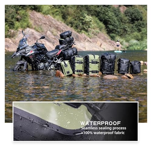 Bolsas Asiento Motocicleta impermeable 8L/15L/30L para sillín 3