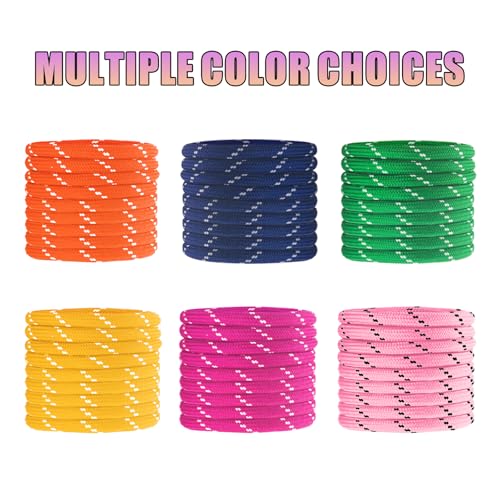 UamGlsob 4PCS Multi Color Shoe Laces for Sneakers, Cool Fun Cute Design DIY Fashion Colored Shoelaces Replacement Strings4