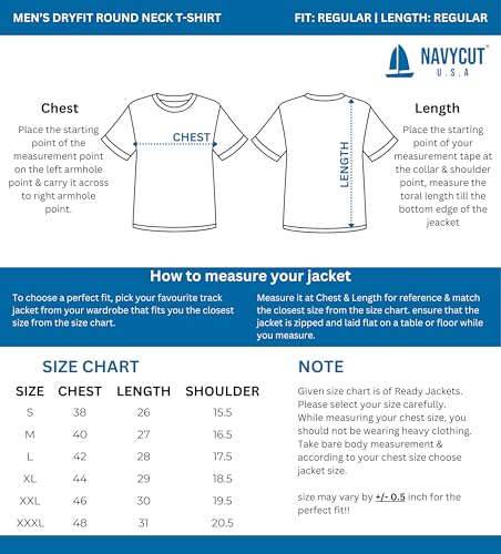 Image of Men's Regular Fit Quick-Dry Active T-Shirt for Gym & Sports - Stylish, Comfortable, and Perfect for Workouts & Everyday Wear