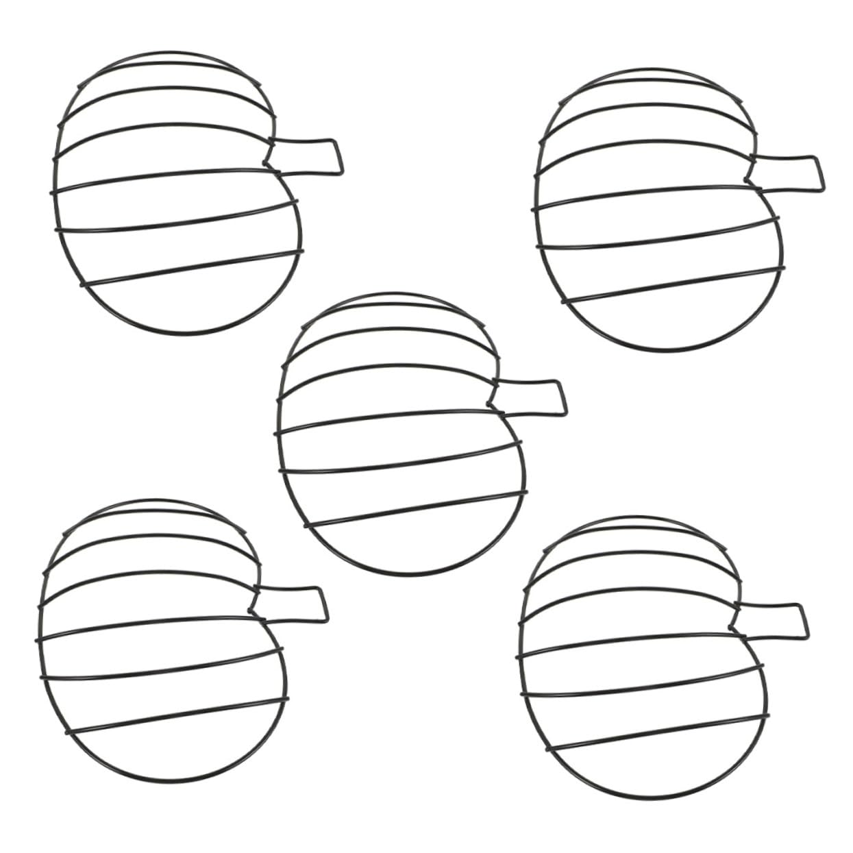 Couronne de citrouille métallique avec cadre fer stable pour suspension IMIKEYA