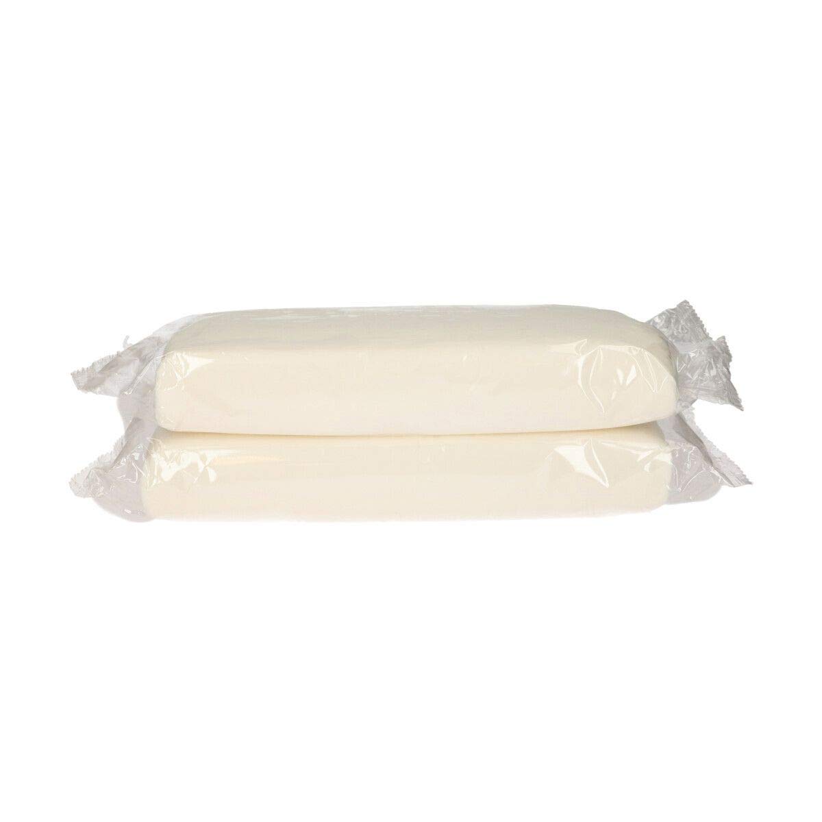 AOS Set | Funcakes Fondant 5kg (2x2,5kg) Weiß + 1x Funcakes Magic Roll-Out Powder 225g (Ausrollpuder) | Hochwertig | Vorteilspack | Einfach zu Verwenden | Flexibel | Perfekt zum Dekorieren von Torten