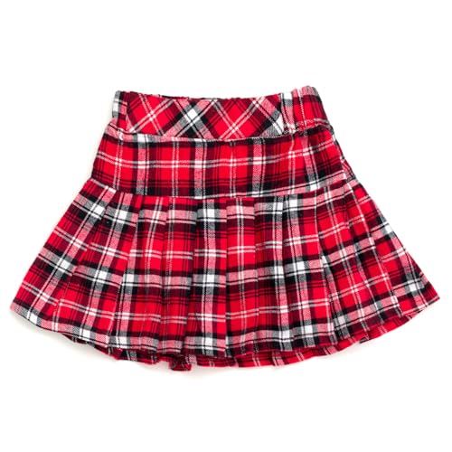 Image of Disney Girls' 2-Piece Fleece Sweatshirt and Pleated Skirt Set Toddler to Big Kid