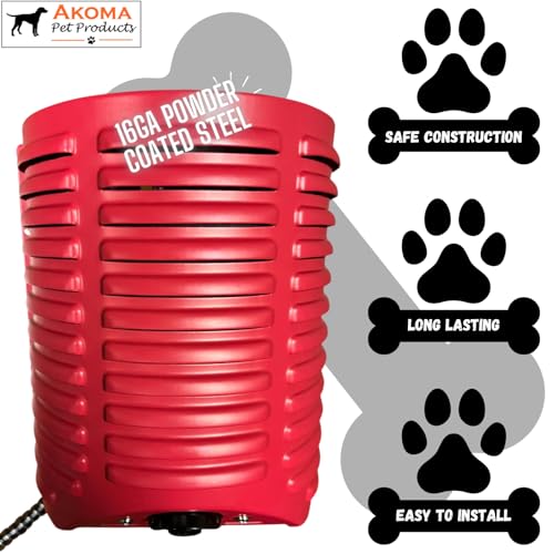 Akoma-Hound-Heater-Dog-House-Heater-Outdoor-Pet-Furnace-400w-for-Most-Dog-Houses-400W-WiFi-Camera Akoma Hound Heater Dog House Heater Outdoor Pet Furnace 400w for Most Dog Houses 400W WiFi Camera