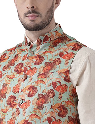 Image of KISAH Men's Art Silk Waist Coat