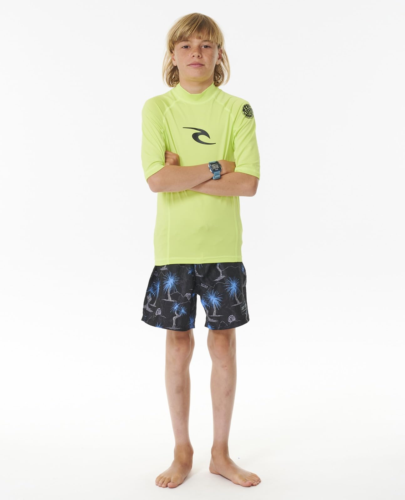 Rip Curl Camiseta de Manga Corta Wave UPF 50 para niños