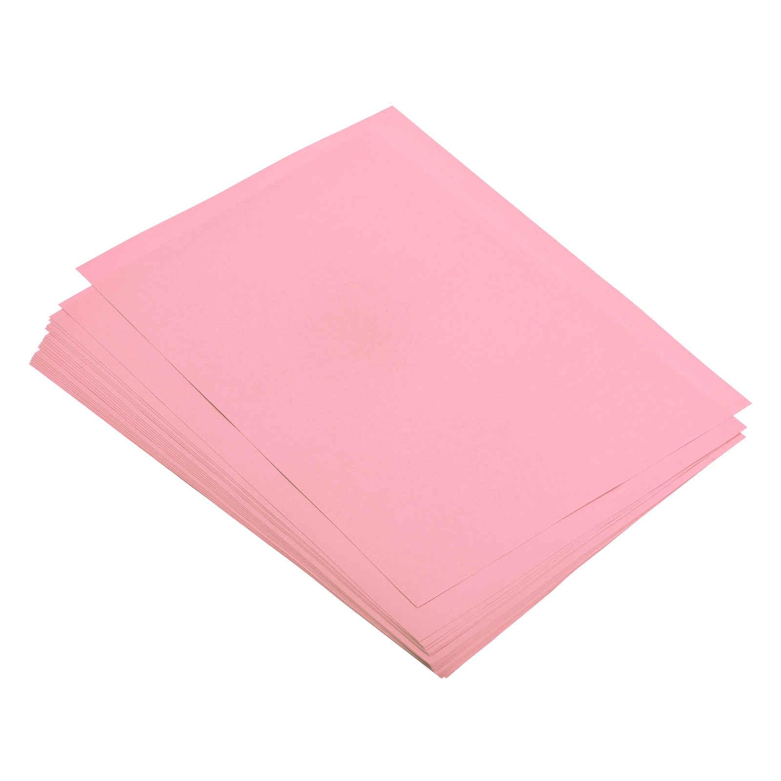 MECCANIXITY 50 Sheets Colored Copy Paper 8.3 x 5.8 Inch Printer Paper 80gsm Light Pink for Office Printing, Document Copying, Invitations, Forms, Art Projects