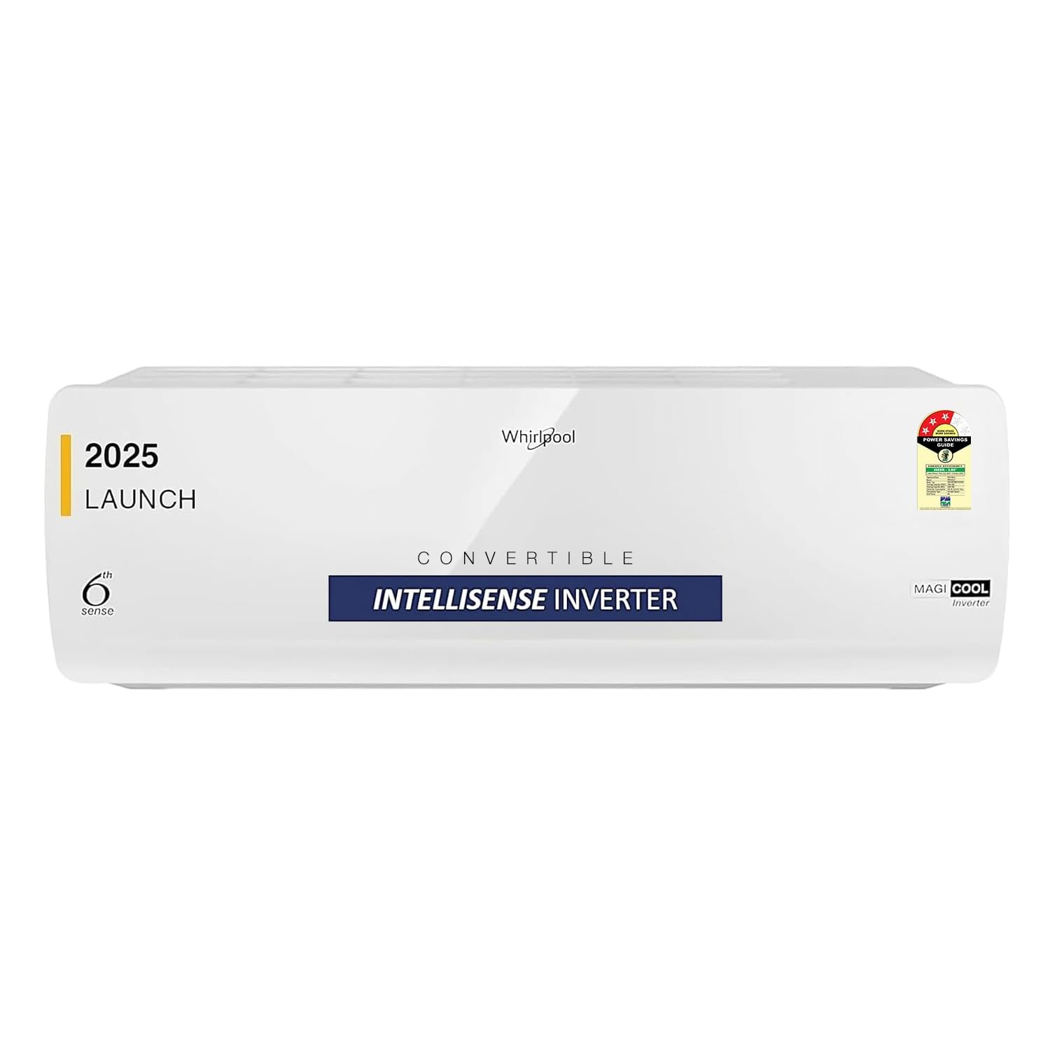 Whirlpool 1.5 Ton 3 Star, Magicool Inverter Split AC (MAGICOOL 15T 3S INV CNV S5K2PP0, Copper, Convertible 4-in-1 Cooling Mode, HD Filter White)