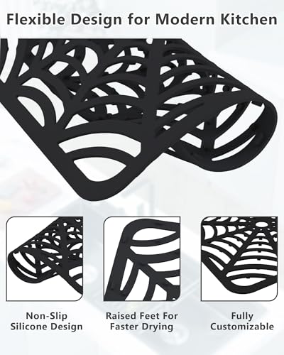 Protector de Fregadero de Silicona 2 Pack 12x11.25" miniatura 4