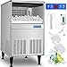 VEVOR Máquina para Hacer Hielo 57 kg / 24 H, Máquina de Hielo 530 x 610 x 750 mm, Fabricador de Hielo, Máquina Cubitos Hielo, Ice Maker con Un Potente Filtro de Agua para Familias Bares Restaurantes