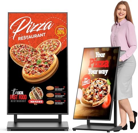 HARZHI 43-Inch Indoor Digital Signage Display Kiosk, LCD Advertis...