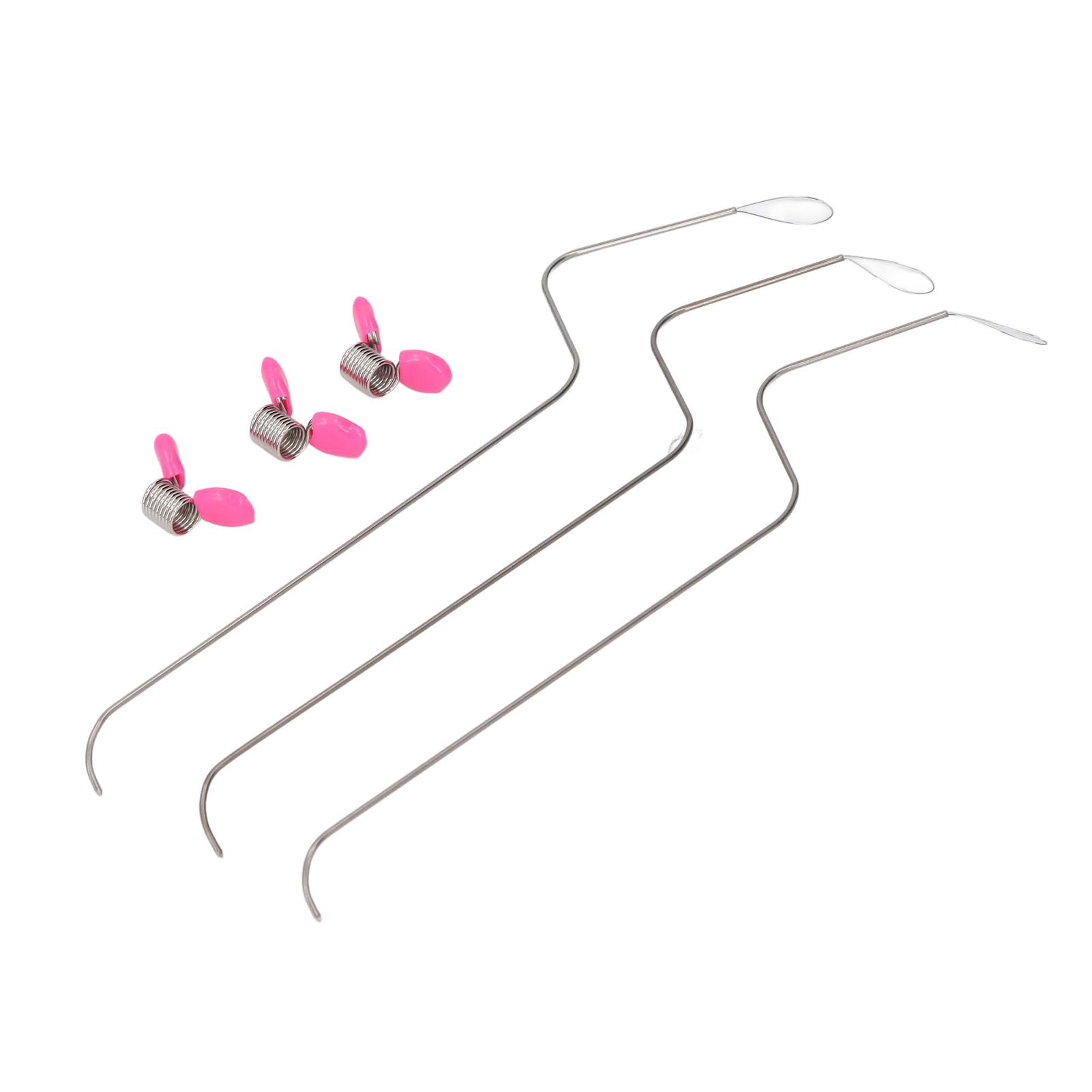 Gelirda 10Pcs Large Eye Sewing Needles Stainless Steel Collapsible Beading Hand Tools 75 mm Knitting Embroidery Needle for Jewelry Making Sewing Crafts