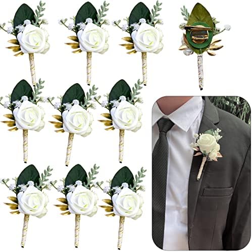 100 Pcs Green Plastic Corsage Pins - Safety Pin Brooch For Wedding Flowers DIY