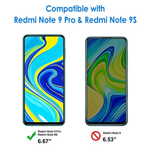JETech Screen Protector for Xiaomi Redmi Note 9S/Note 9 Pro, Tempered Glass Film, 3-Pack, Transparent, 6.67 Inch - Image 2