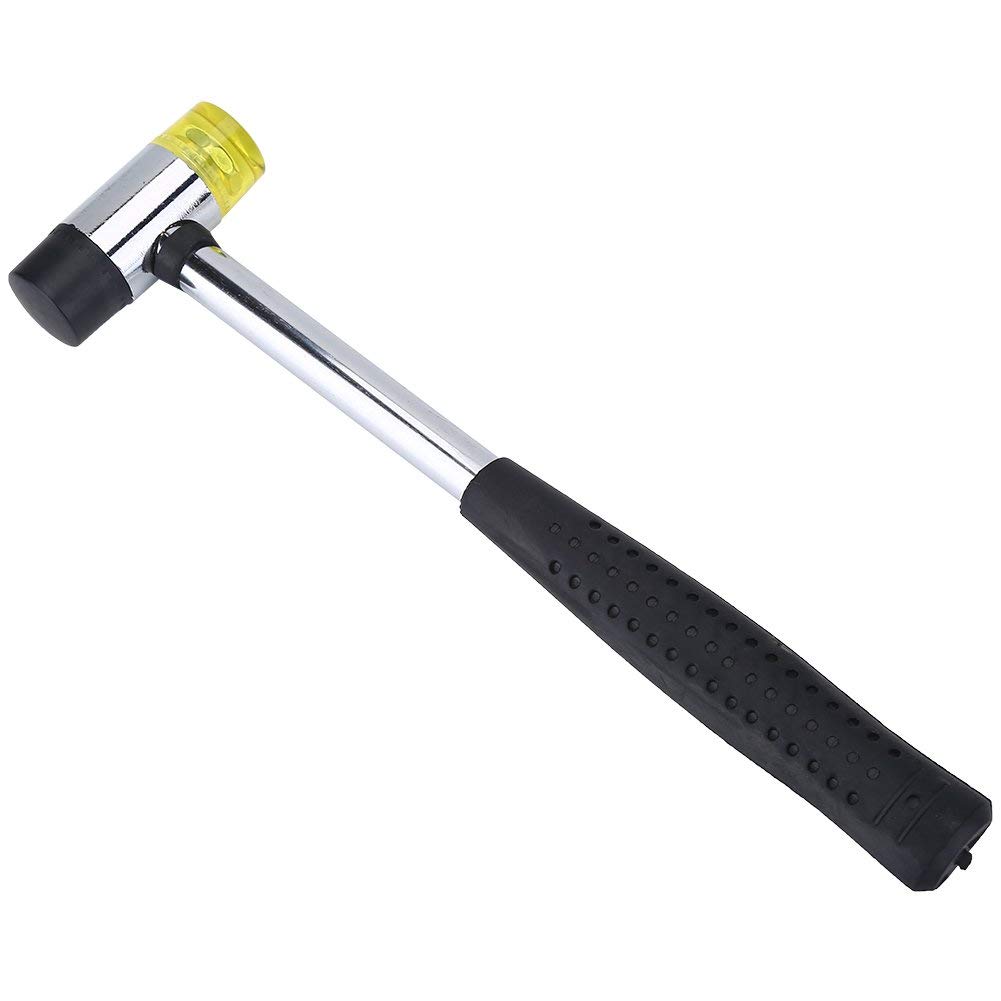 Guitar Fret Hammer, Durable Guitar Luthiers Double Headed Luthier Tool Fretwork Mallet Fret Rubber Hammer