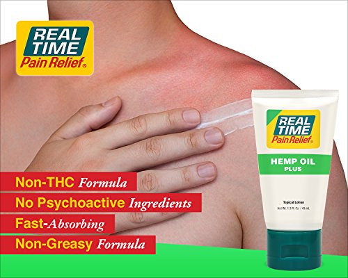 Real Time Pain Relief Hemp Oil Plus (1.5 Ounce Tube)