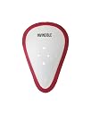 Invincible Combat Abdominal Guard White Red gallery image