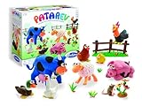 Sentosphère – Patarev   La ferme   Blister de 9 pots   Pâte à modeler   Pour créations artistiques   Décoration   Pour enfants dès 7 ans   Assemblé en France   8708, Bianco