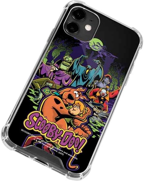 Skinit Clear Phone Case Compatible with iPhone 12 - Officially Licensed Scooby Doo vs Monsters Design