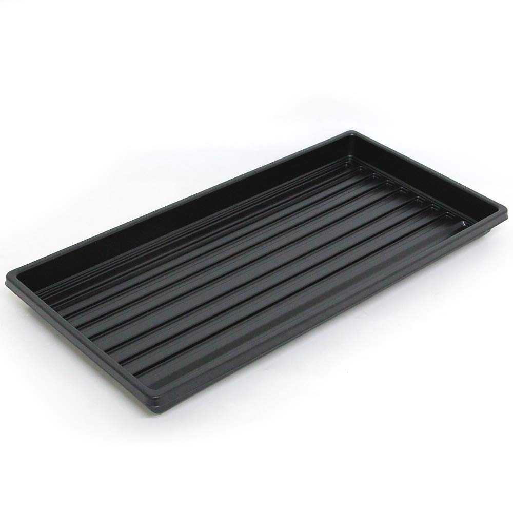Confezione da 10 vassoi per microgreens di alta qualità, 25,4 x 50,8 cm, 5 con fori, 5 senza