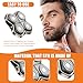 Replacement Blade Shaver PRO 2 Head for Electric Shaver Compatible with Skull Pitbull, Butterfly Kiss PRO & Palm Shavers (1Pack)