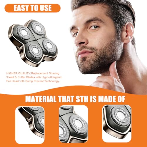 Rasoir à lame de rechange PRO 2 têtes compatible Skull Pitbull et Palm - 3