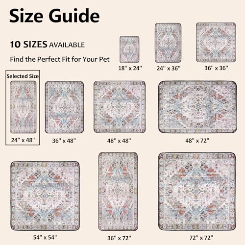Image of Washable Guinea Pig Pee Pads,Reusable Guinea Pig Cage Liner 2 Pack | Waterproof, Leak-Proof, Absorbent & Non-Slip, 24 inchx48 inch Bedding Potty Training Mat for Small Animal Rabbit Bunny Hamster Rat
