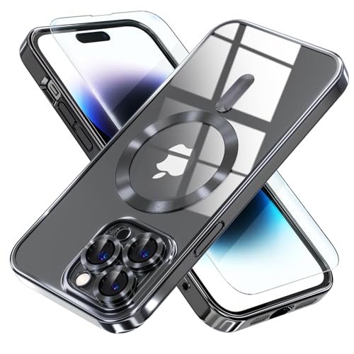 Image of Misea Magnetic for iPhone 14 Pro Case Compatible with MagSafe Black