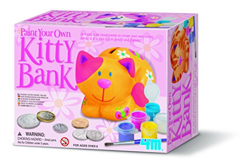 4M Paint Your Own Kitty Bank